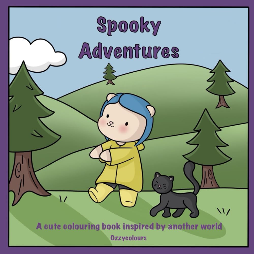 Spooky Adventures: A cute colouring book inspired by another world