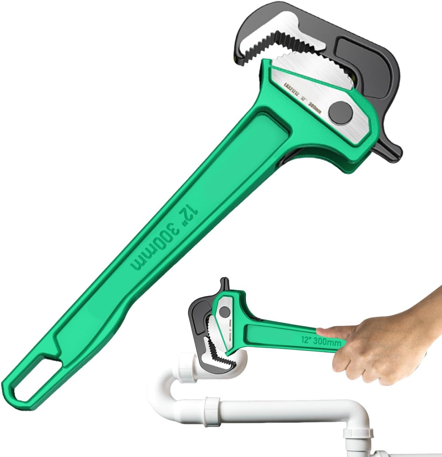 パイププライヤ, クイッククランプレンチ, 多角形パイプレンチ 家庭用 キッチン 自動車 空調 電気工事 ガーデニング