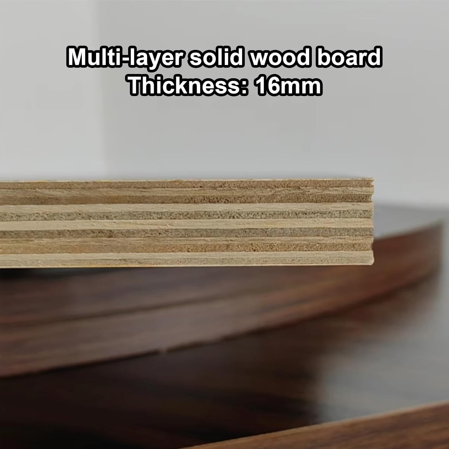 Round 55" Foldable Table Top Only, Brown Round Table Extender with Metal Hardware, Perfect for Dining, Weddings, Outdoor Events, Home & Backyard Use