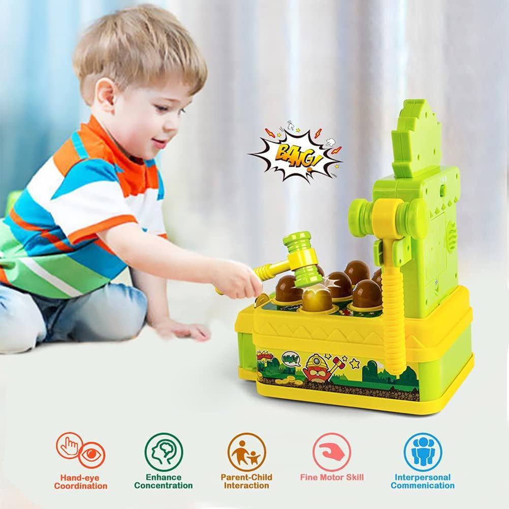 Juguete de Martillo de Impacto para Niños, Mini Banco Electrónico