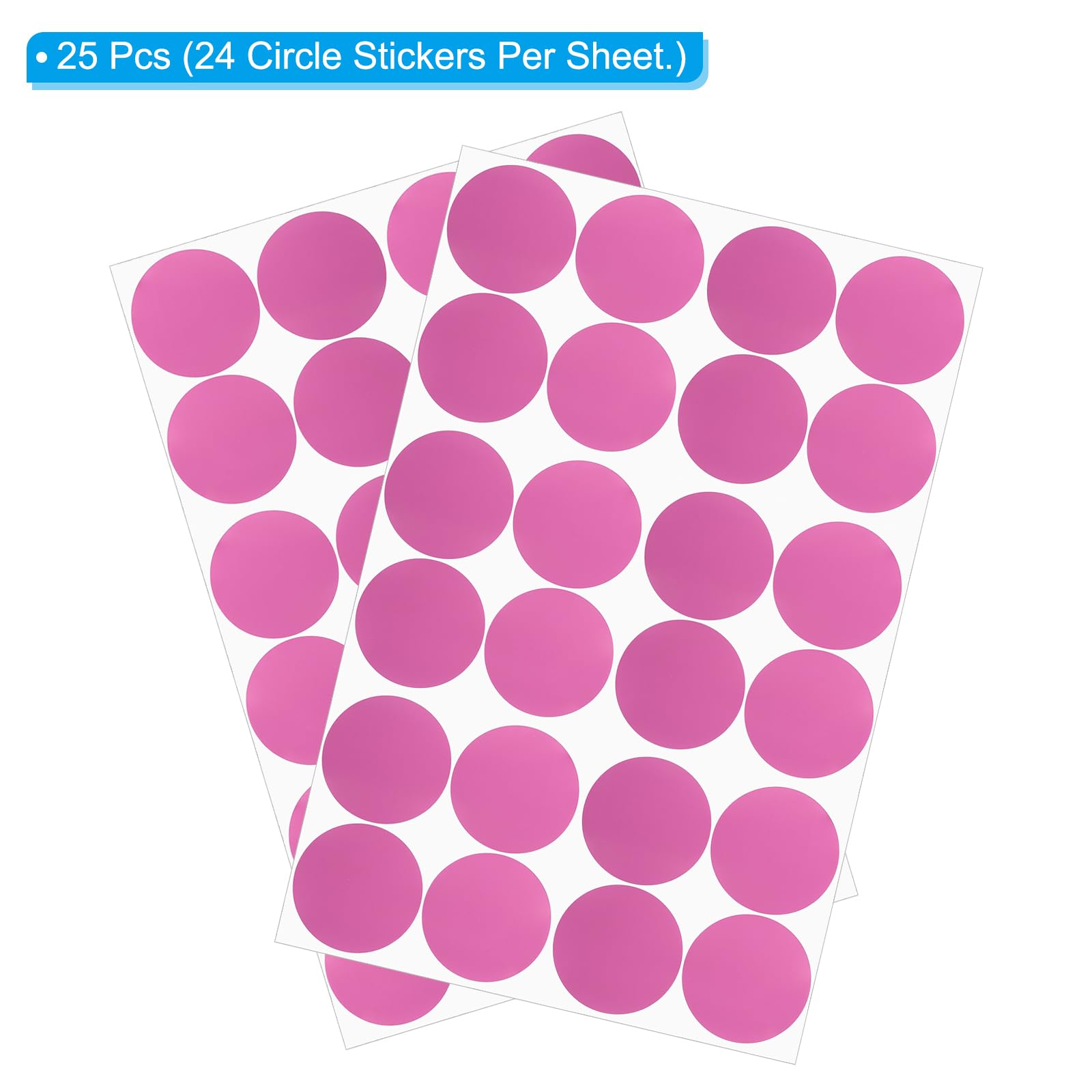 PATIKIL Round Colored Stickers 1.2" - Image 3