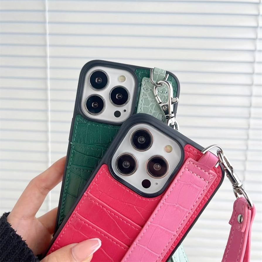 こあ　スマホケース iPhone リストストラップ Amazon.co.jp: ファッションパターンダブルクリップストラップと