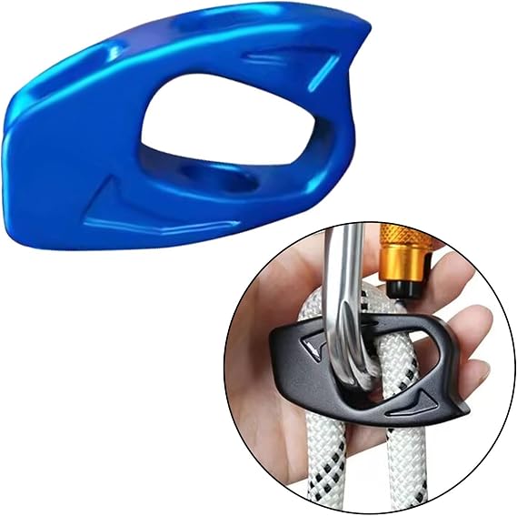 harayaa Rock Climbing Arrestor Ascender Fall Protector 8.9kN Rope Clamp Belay Device for 9mm to 12mm Rope Outdoor Tree Arborist