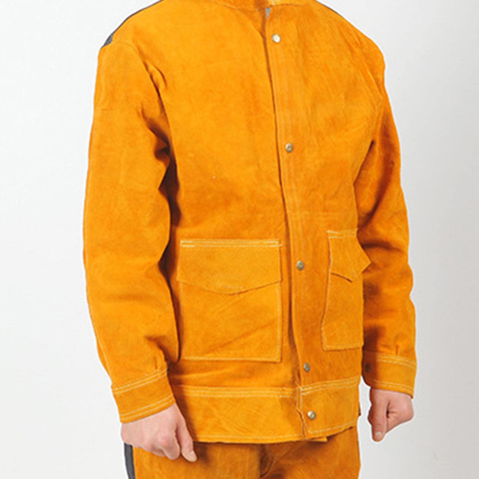 Vêtements de Soudage Haute Performance En Cuir de Vachette, Veste et Pantalon de Soudage, Outils Résistants à La Chaleur