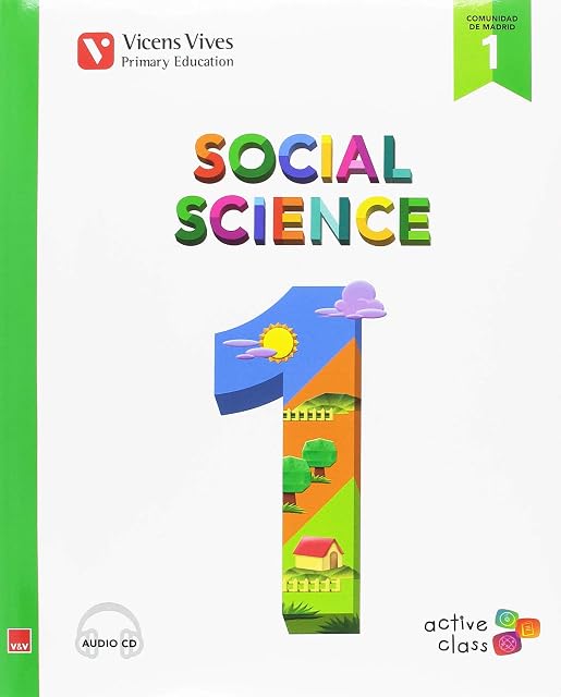 Portada de Social Science 1º Educacion Primaria Comunidad de Madrid Book + Cd