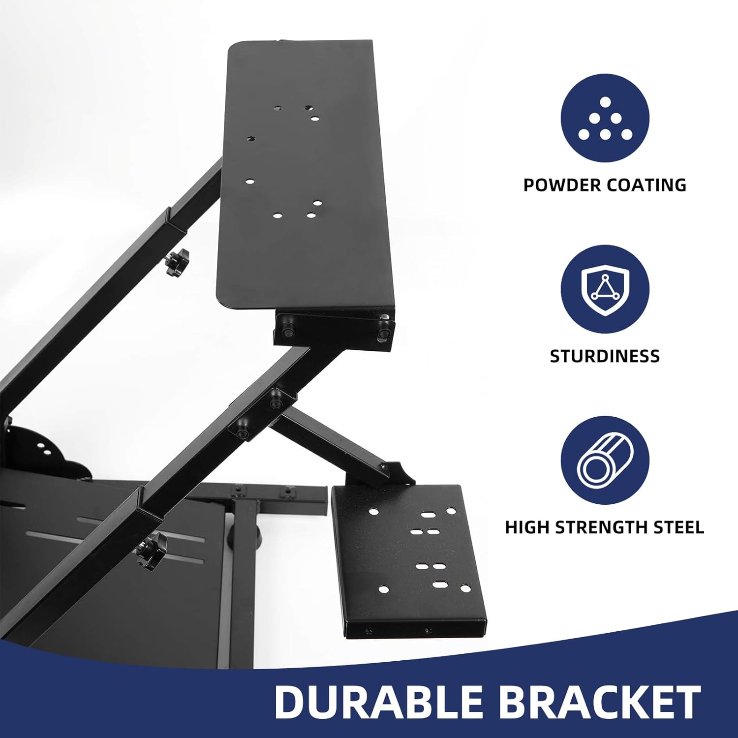 OKSTENCK Racing Wheel Stand Height Adjustable Steering Wheel Stand，Wheel & Pedals Not Included，Adjustable Racing Wheel Stand for Logitech G25/G27/G29/G920