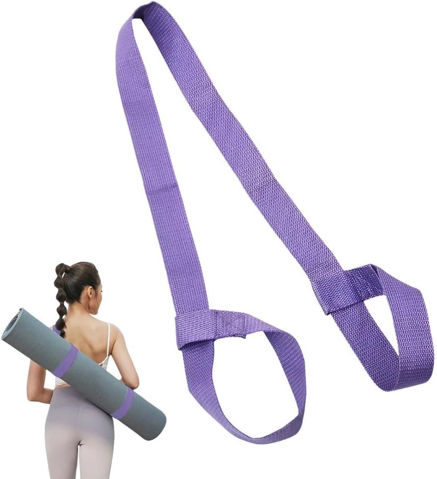 AKOAK Adjustable Yoga Mat Strap, Multi-purpose Strap, Durable Yoga Mat Carrying Strap (Excluding Yoga Mat), Pack of 1