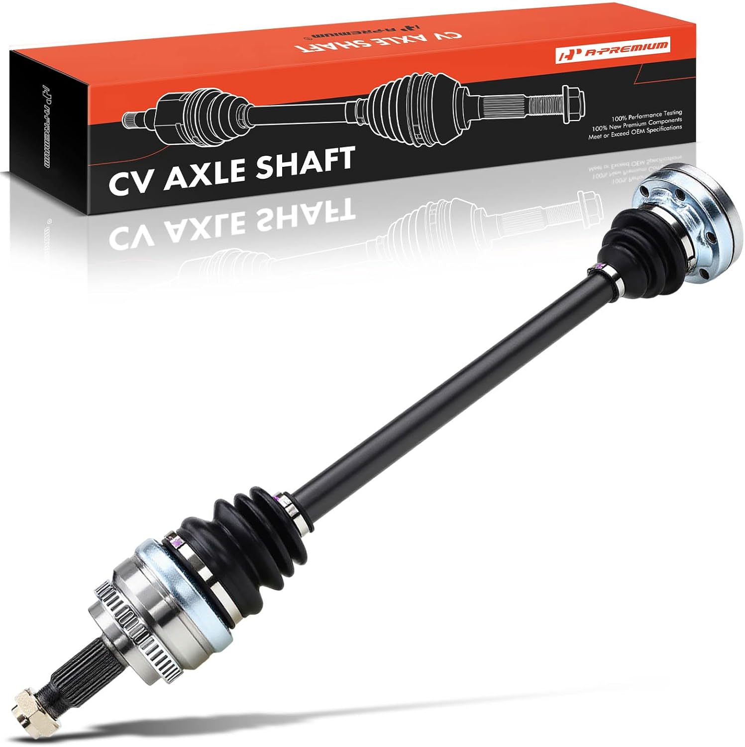 A-Premium CV Axle Shaft Assembly Compatible with BMW 128i 2008-2013, 328i Base 2007-2013, 3.0L Naturally Aspirated, Rear Right Passenger Side, Replace# 33217547074
