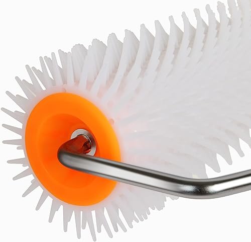Miniatura 5 de HNBun - Rodillo de látex de 9.1in para suelo de aireación, autonivelable, con clavos, fácil de instalar y operar