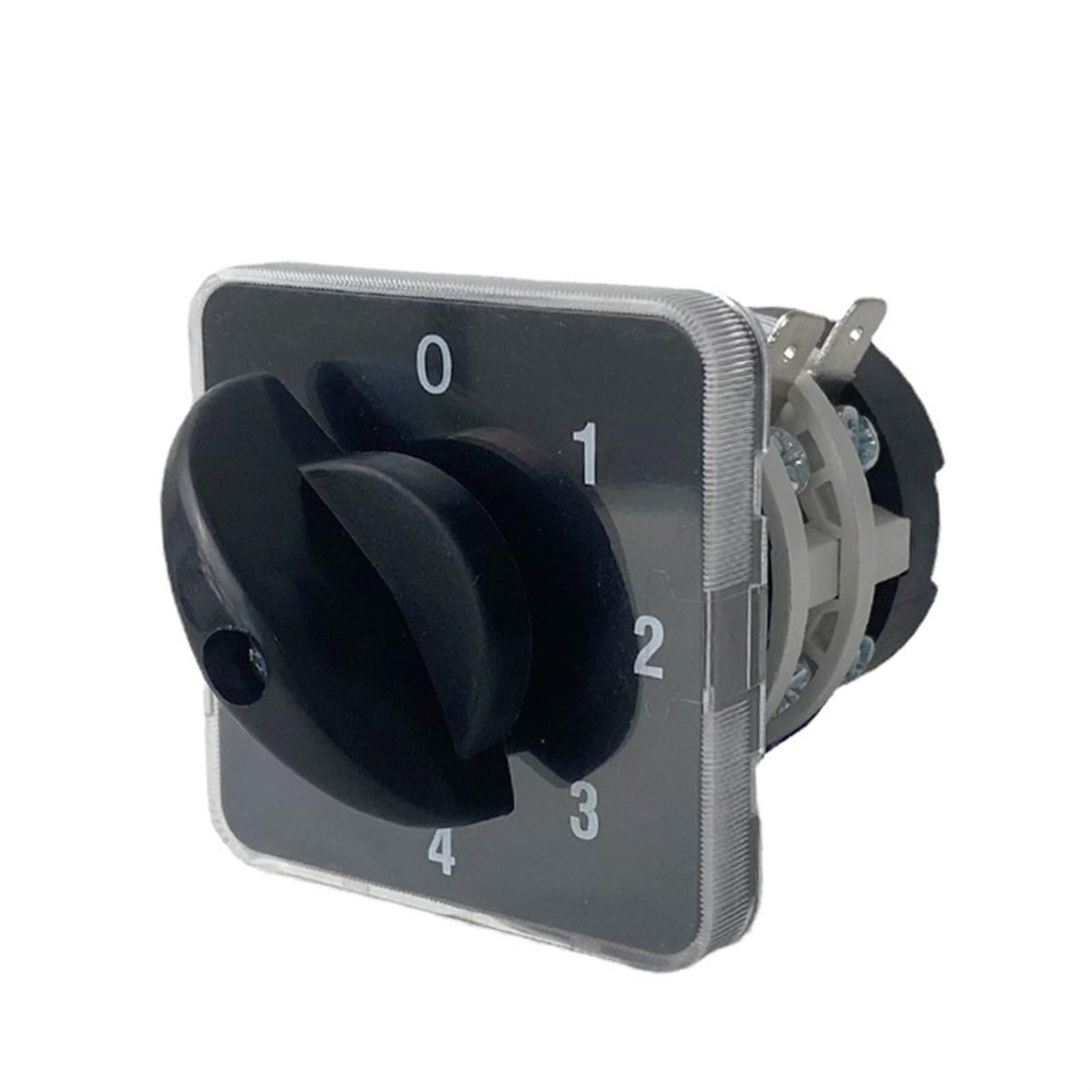 BKGWCSOR YMZ12-20/2 Rotary Cam Switch 0-4 Position 20A 2 Poles 8 Terminals Electrical Changeover Selector LW31 Switches