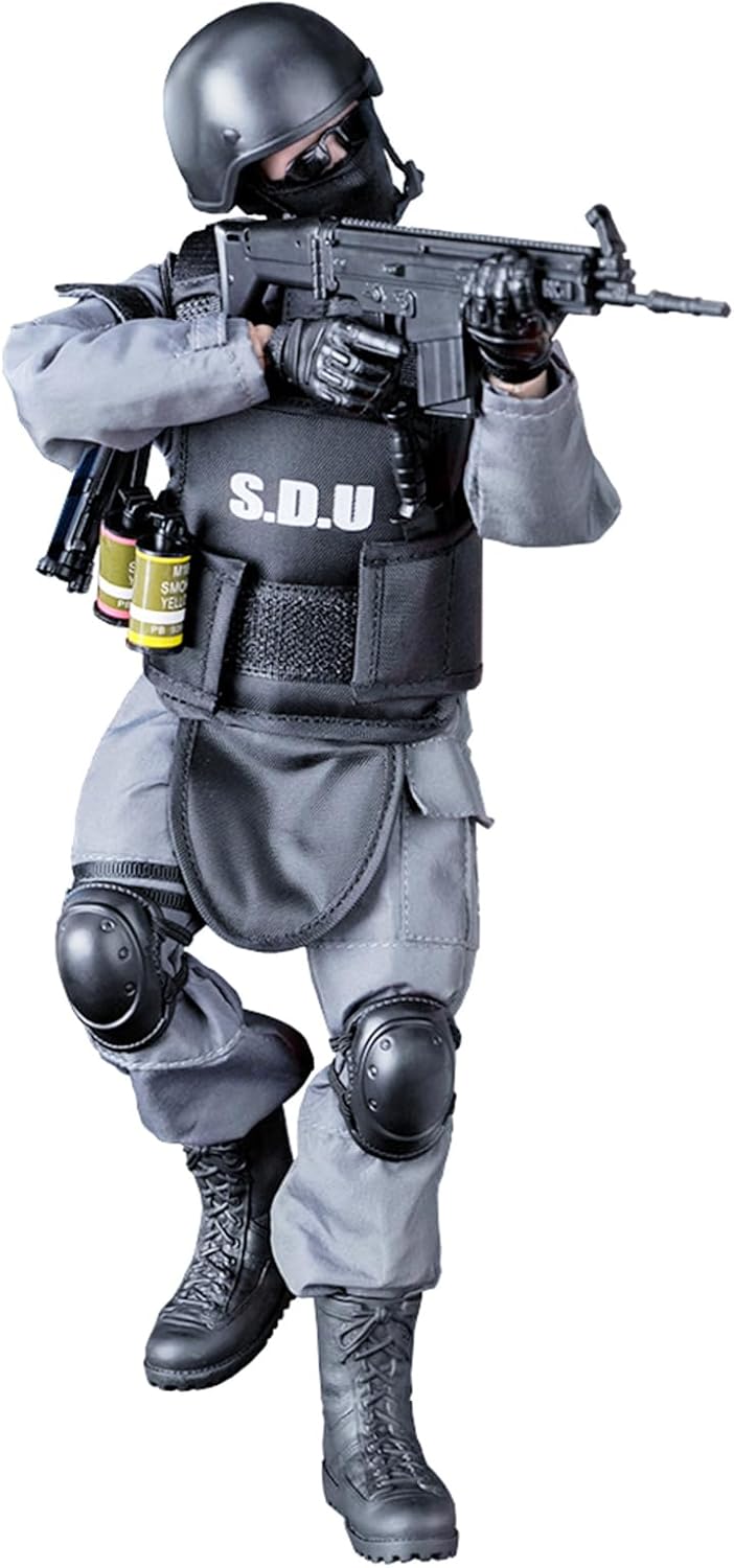 12 Inch Action Figures Military Set, 1/6 Scale Action Figures Set with Weapons and Accessories - SDU Soldier - NB05