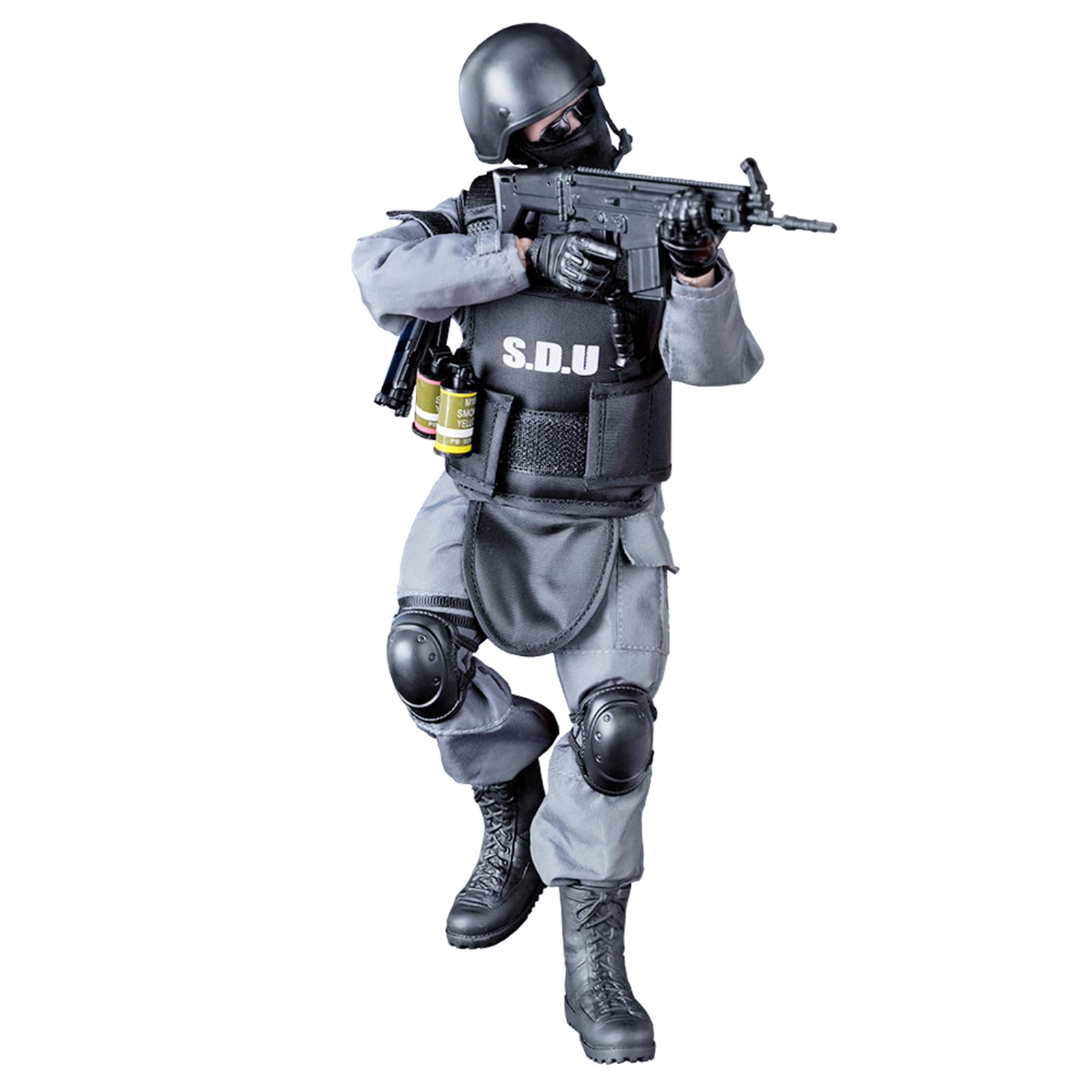 Figurki akcji 30 cm, zestaw wojskowy, zestaw figurek akcji w skali 1/6, z bronią i akcesoriami, SDU Soldier, NB05