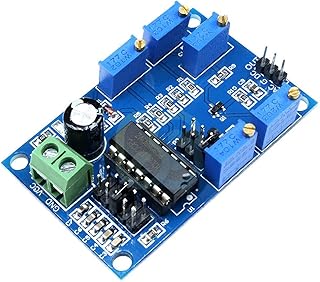 DC 12V 15V ICL8038 Adjustable Signal Generator Module 10Hz-450KHz Medium Low Frequency Triangular/Rectangular/Sine Wave