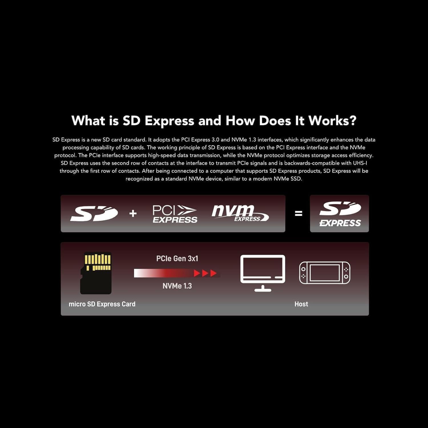 Lexar PLAY PRO microSDXC Expressカード 1TB Switch対応