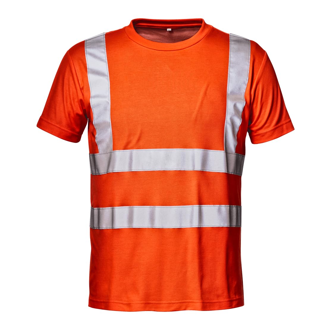 Sir Safety System Mistral UV T-Shirt da Lavoro Uomo Alta visibilità, 55% Cotone 45% Poliestere 175 g/m², Protezione UV 50+ UPF, Uni EN ISO 20471:2017 Classe 2, S-4XL, Rosso Alta visibilità