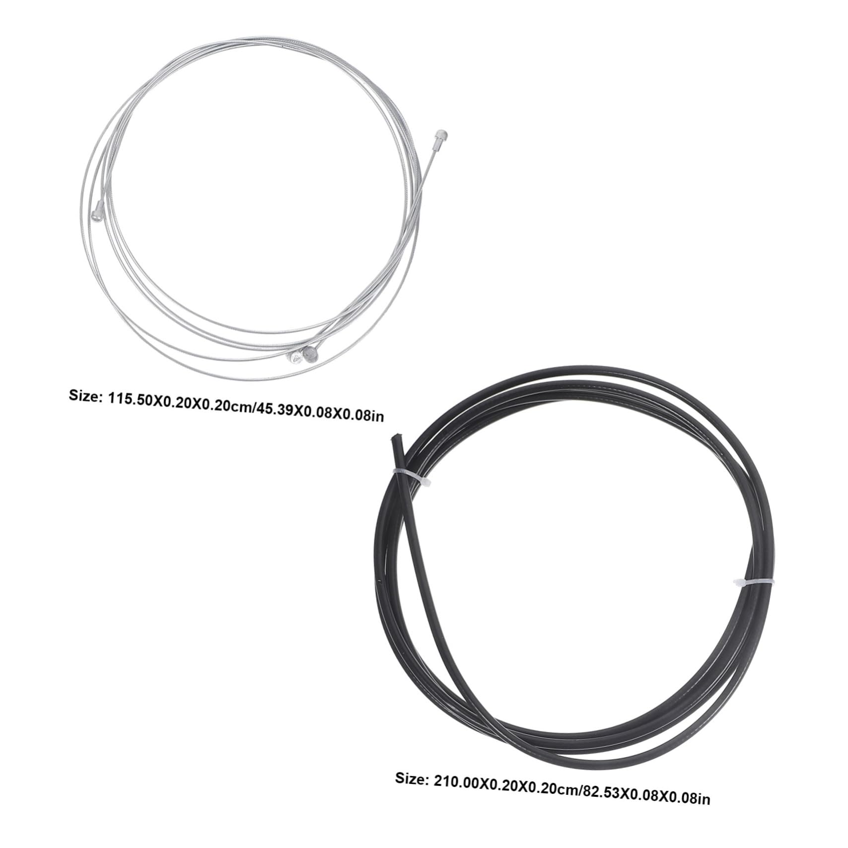 balacoo Pro Bicycle Shift Cables 2 Sets Road Bike Brake Lines Bike Shift Cable Kit Housing
