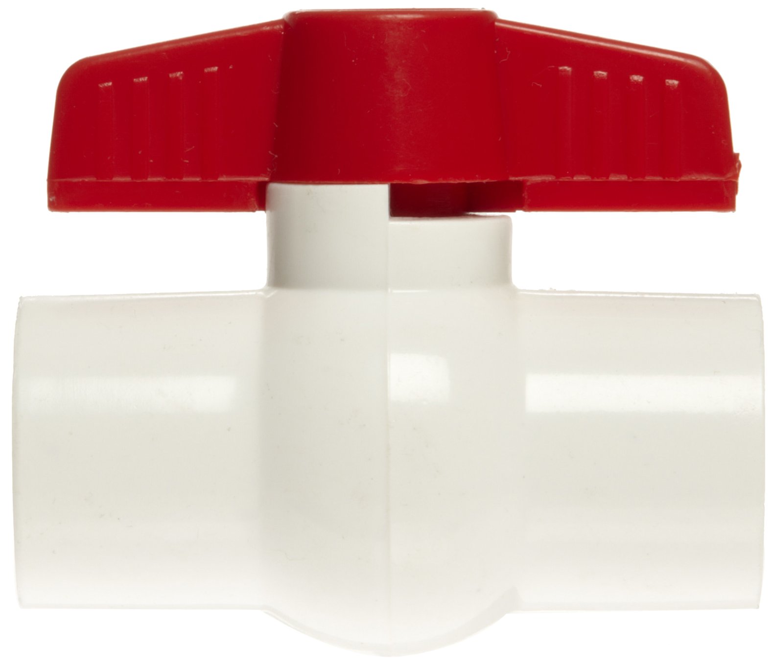 Hayward QVC1007SSEW Series QVC Compact Ball Valve, Socket End, White, 3/4