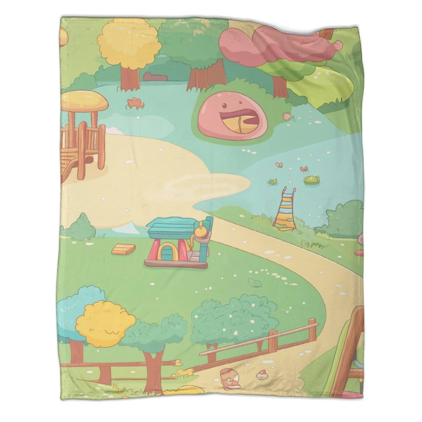 Couverture dessin animé douce et légère en flanelle chaude 3D