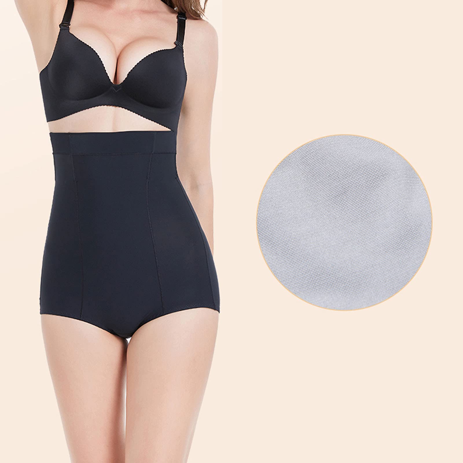 Decken Sie Ihre Basen glätten Shapewear Slip Kurzer Nahtloser Formkurzschlüsse Höschen Bauchsteuerung Hohe Taille Unterwäsche Abnehmen für Frauen