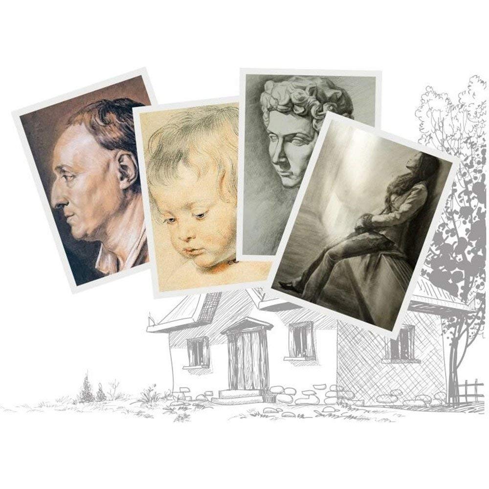 6PCS Double Head Blending Stumps Sketch Paper White Produktbild-Vorschau 5