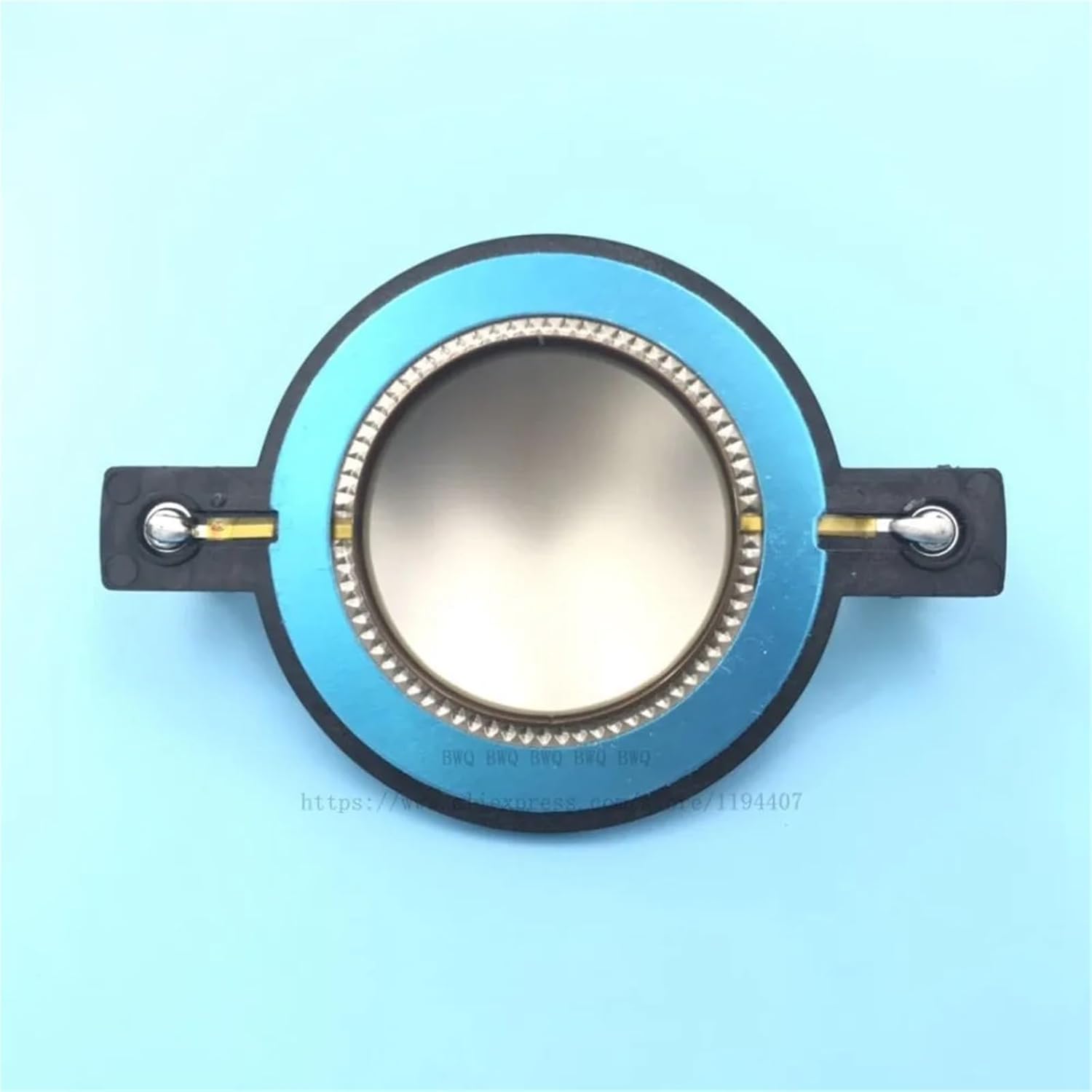 18PCS 44.4mm 44.5mm Part Components Speaker Dome Diaphragm Replace 8 ohm(Pure Aluminum Round)