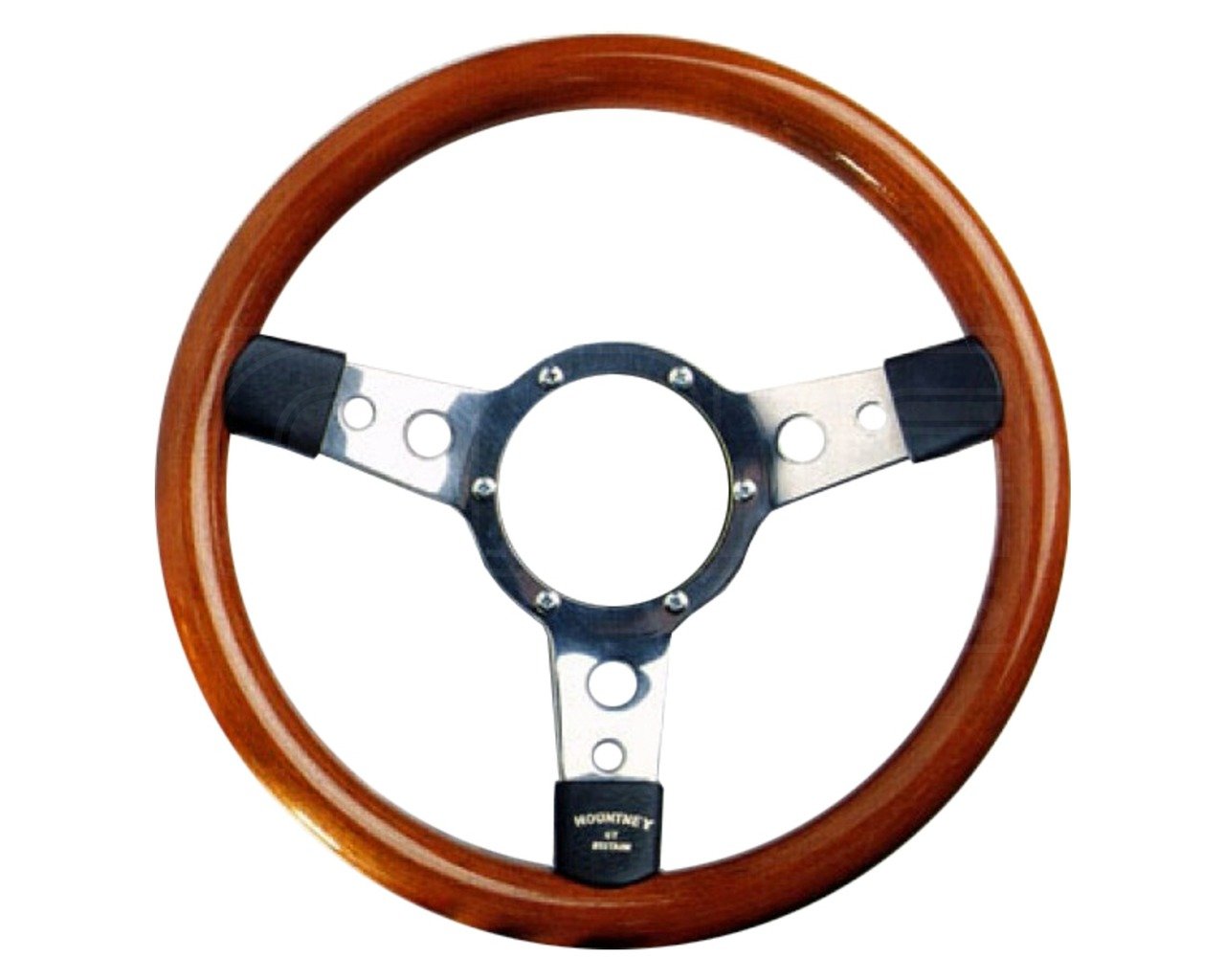 Mountney Traditional 13.5 Inch Woodrim Steering Wheel - Semi-Dished (353SPW)