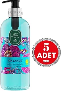 Eyüp Sabri Tuncer Doğal Zeytinyağlı Sıvı Sabun Okyanus 500 ml x 5 Adet