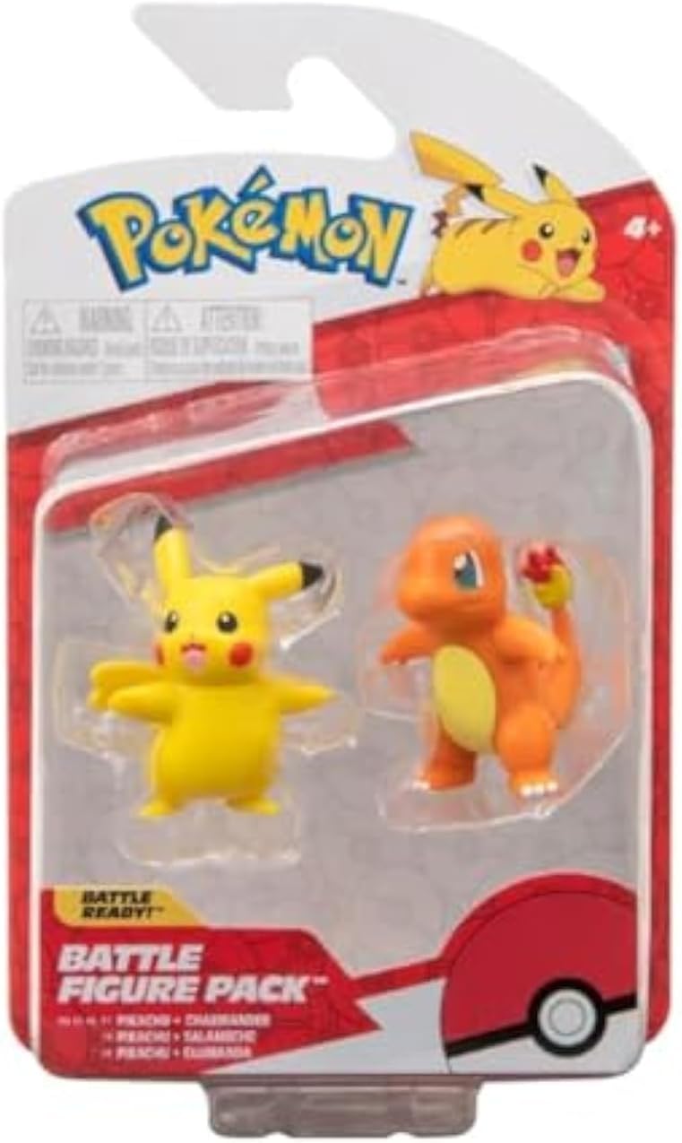 Pokemon Pikachu and Charmander 5 cm Toy Figure