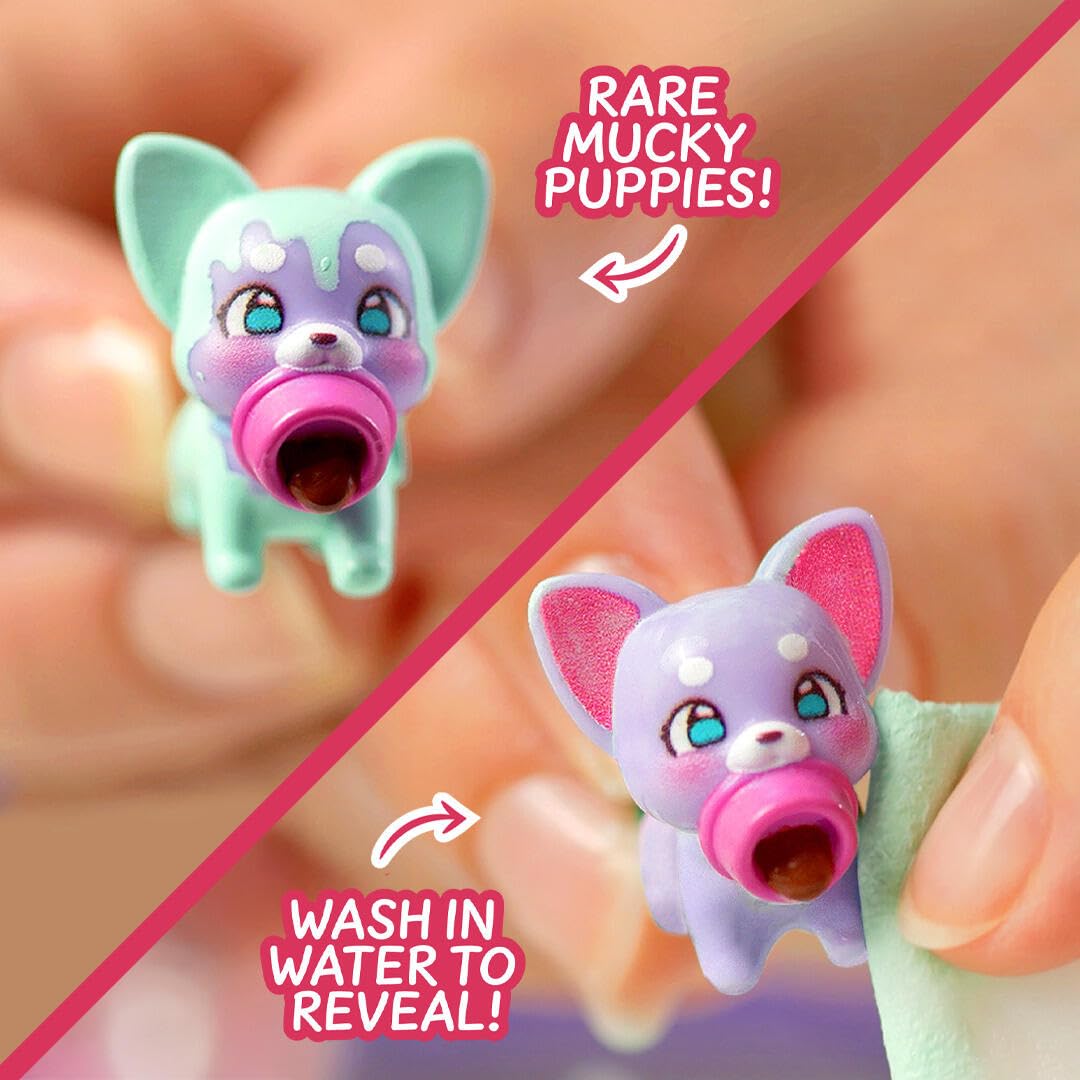 Little Live Pets Zestaw do zabawy dla psów, Mama Surprise Families with 7, interaktywny rozkładany zestaw zabawkowy dla dzieci od 5+