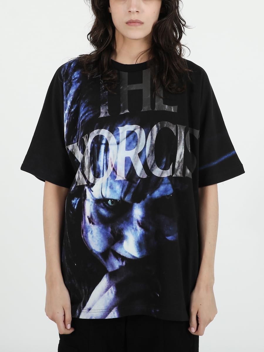 Bioworld The Exorcist Big Print The Devil Crew Neck Short Sleeve Adult T-Shirt