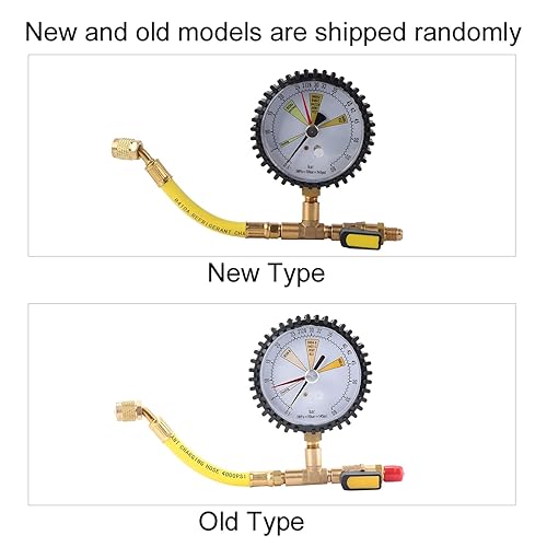 Miniatura 4 de Medidor de presión, regulador de nitrógeno, medidor de prueba de presión para aire acondicionado, refrigerante, automóvil, presión central de aire