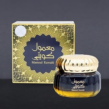 Mamoul Kuwaiti Incense Burner - 60G Bakhoor - Luxury Incense - White Flowers, Patchouli, Saffron, Sandalwood & Eastern Blends
