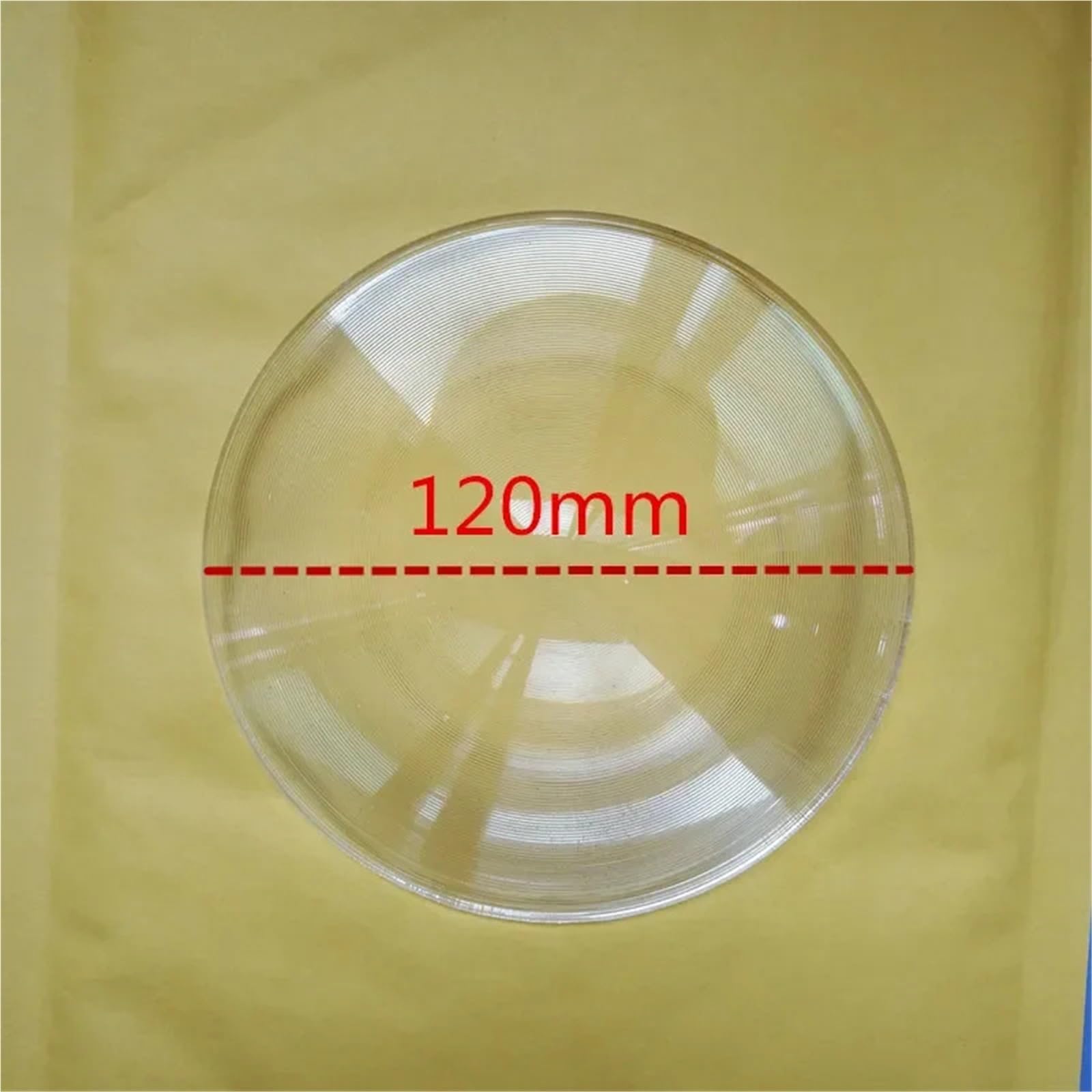 1 lentille Fresnel Ronde en PMMA, diamètre 120 mm, Longueur focale 50 mm, 100 mm, 120 mm, 220 mm, épaisseur 2 mm(100mm)