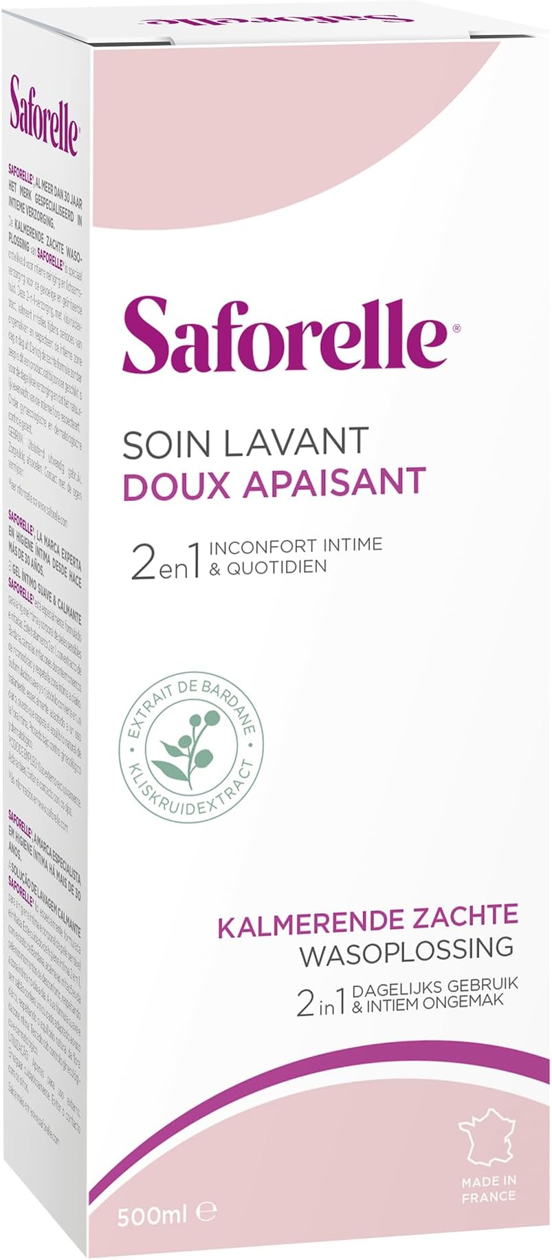 Saforelle Gentle Cleansing Care 500Ml by Saforelle