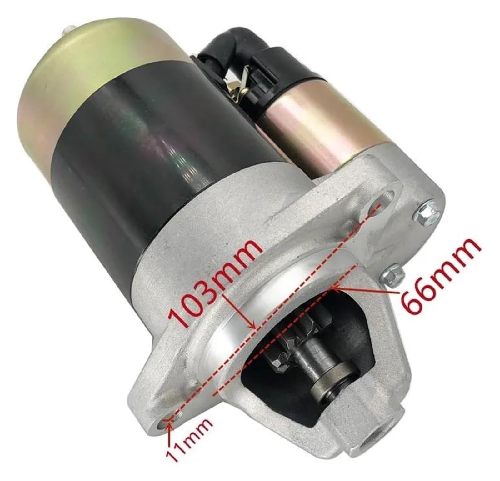 Motorino Di Avviamento Per Moto Per Yanmar 186F 188F 192F 12V 8T CW Generatore 10HP Diesel Motorino di Avviamento Del Motore d'avviamento