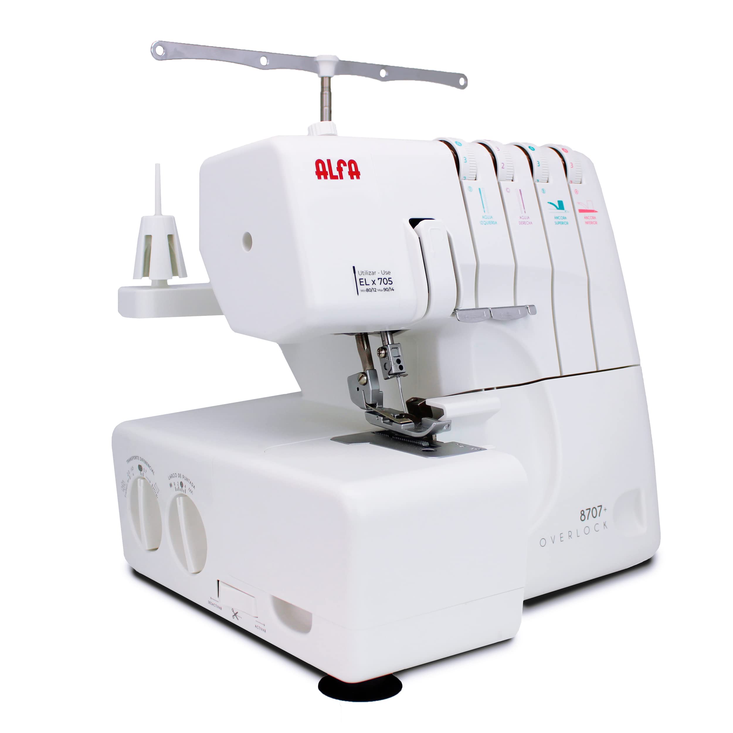 Alfa 8707 - Macchina da Cucire Overlock Domestic