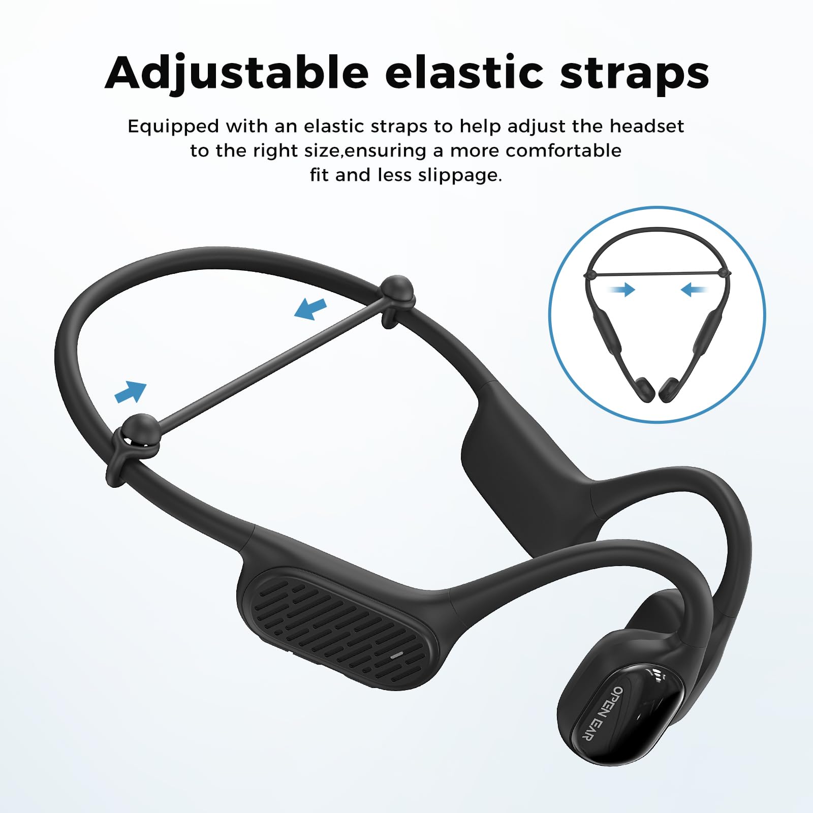 Écouteurs de natation Bluetooth 5.3 IP68 étanches avec microphone à conduction osseuse avec lecteur MP3 32 Go pour la course, le cyclisme, la natation