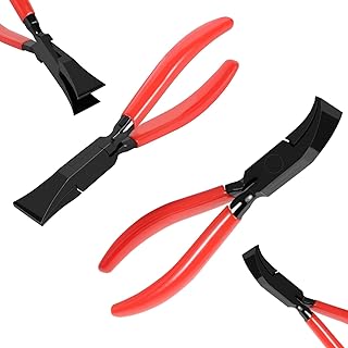 LZVXTYM 2PCS Hand Seamers Sheet, Hand Seamers, Metal Bending Pliers Set, Sheet Metal Bender Tools, Mini Straight- 45° Jaws Sheet Metal Tool Set for Bending & Flattening Sheet Metal