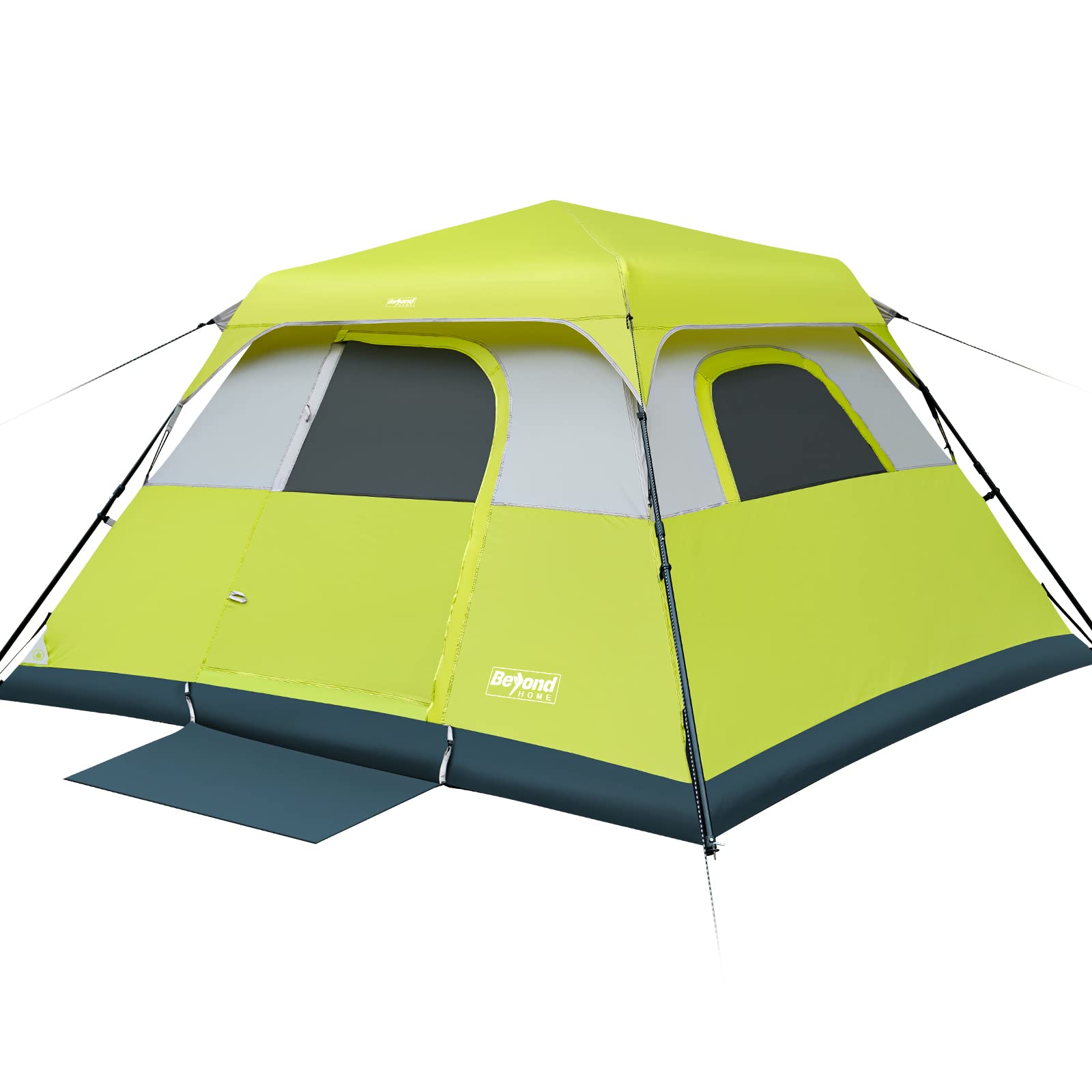 BeyondHOME Instant Cabin Tent, 6 Person Camping Tent Setup in 60