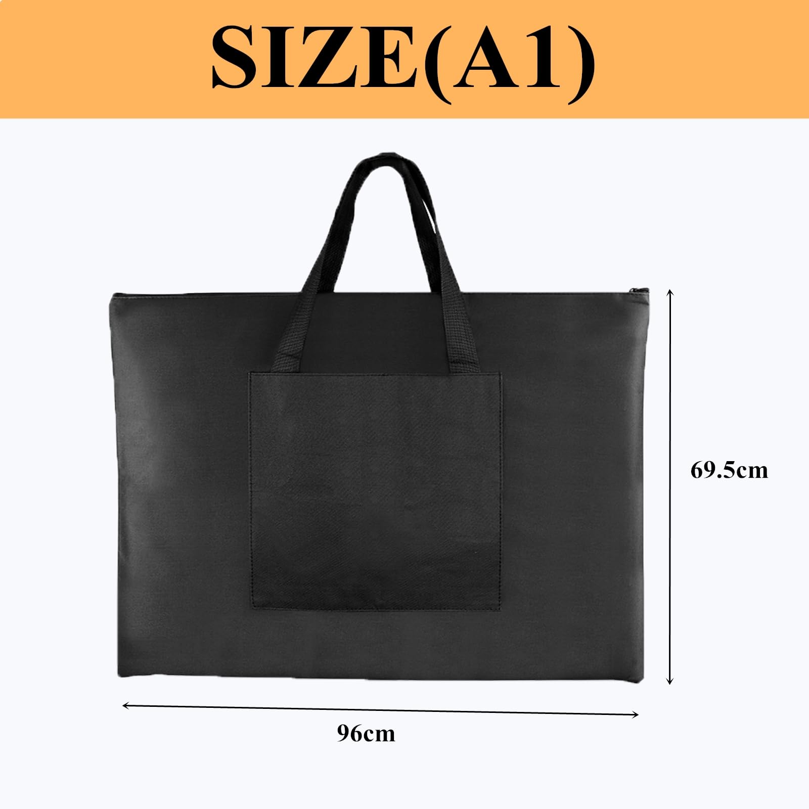 SJTJSPX A1 Drawing Board Bag,Sketching Supplies Tote Bag,Painting Set Storage Bag,Waterproof Canvas Handbag,Portable Handle Drawing Bag for Pencil Sketch Art Supplies - Image 2