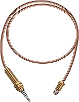 Vista 4 de kingsea Kit de válvula de control de seguridad de falla de llama de gas propano GLP de baja presión con entrada y salida de 3/8 de pulgada a 18 UNF