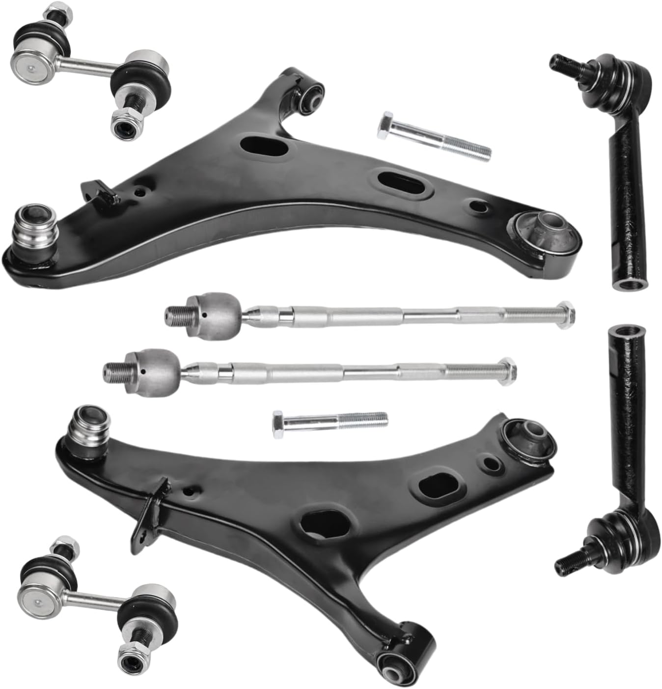 Front Suspension Kit Control Arm Compatible with 2014-2018 Subaru Forester | Replace# K622857, K622856, K750084, EV800982, ES3712