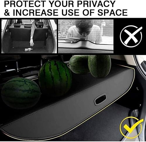 Miniatura 3 de Car Retractable Rear Cargo Cover for Toyota RAV4 2014 2015 2016 2017 2018 2019, Luggage Shield Cover Partition Privacy Safety Tonneau Cover