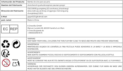 Miniatura 8 de Aquarium Air Pump,Portable Aerator,Mini,Sturdy,Small Aquarium Bubbler Pump for Fish Tank Outdoor Fishing Accessories