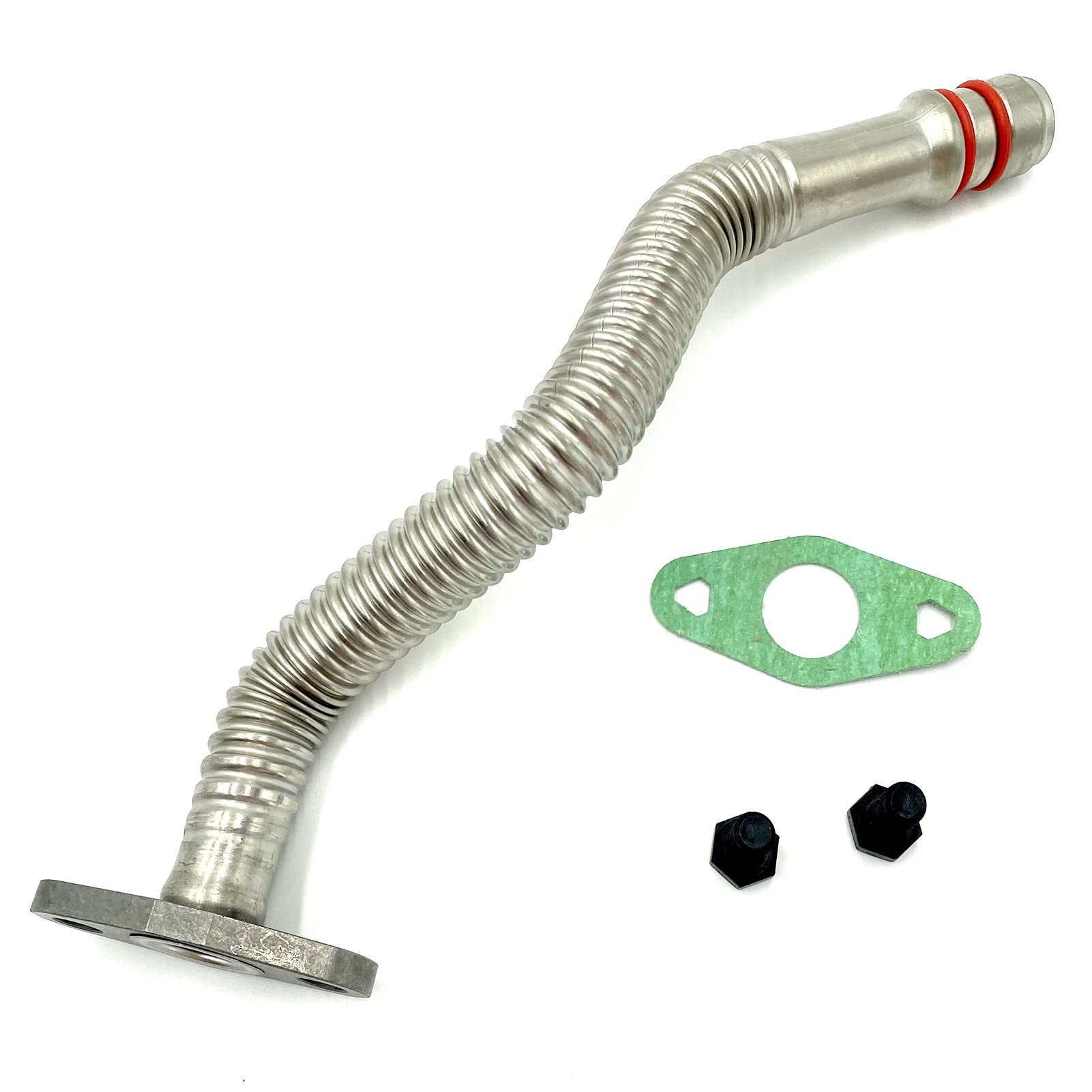 Turbo Oil Feed Line Kit For 2003-2018 Dodge Ram 2500/3500 With 5.9L/6.7L Cummins – Flexible Teflon Hose, AN Fittings