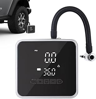 Wireless Air Pump, Car Air Pump | Portable Automatic Air Pump with Digital Display - Car Accessories, Electric Car Wireless Tire Inflation | Automatisk för bil SUV Lastbil Motorcykel Cykeldäck Sportbollar Uppblåsbar luftmadrass Pool Män Kvinnor Resor Ut