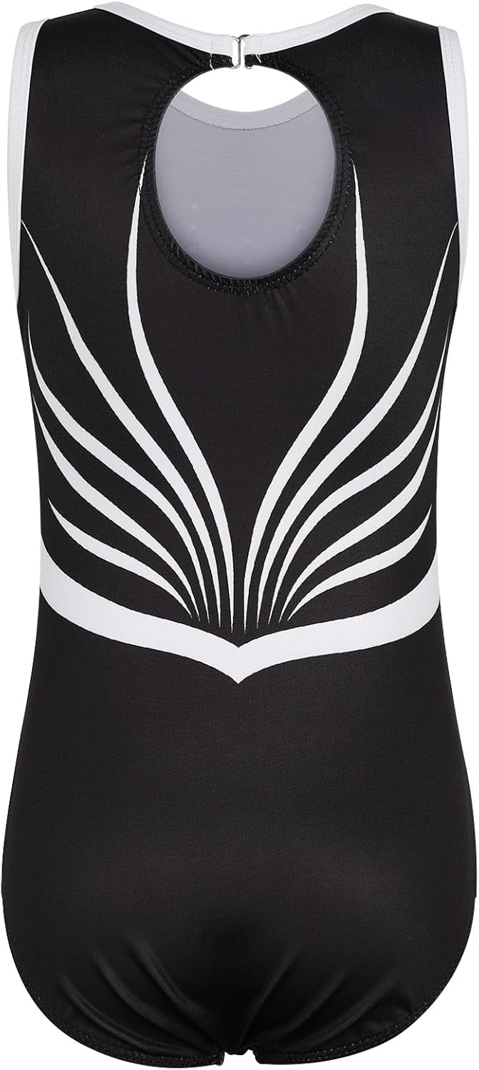 BAOHULU Girls Leotards for Gymnastics & Dance One Piece Sparkly Toddler Kids Athletic Practice Activewear - Image 2