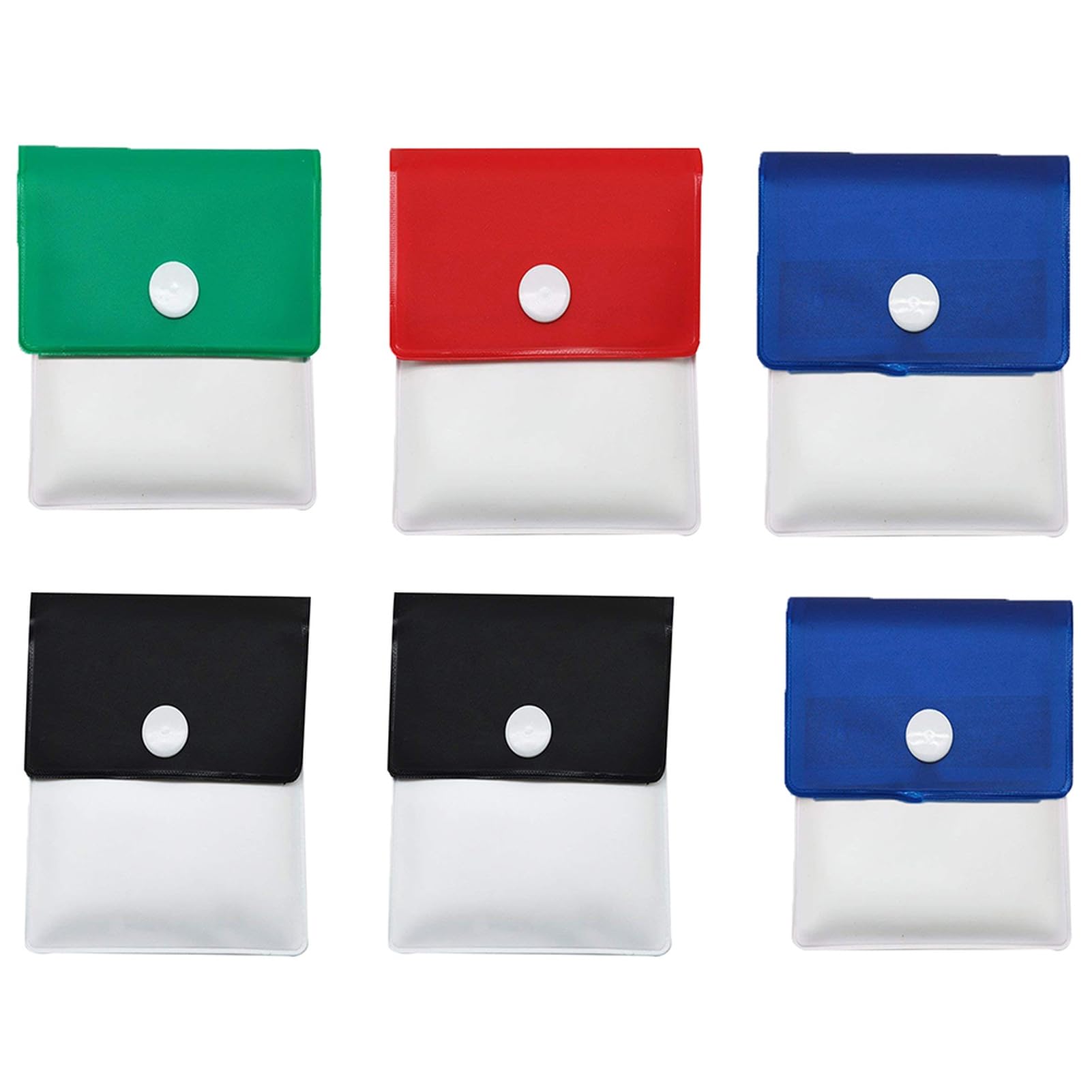 Plastic 6Pcs Pocket Size Ashtray Bag Pouch Fireproof Odor Free Cigarette Ash Holder