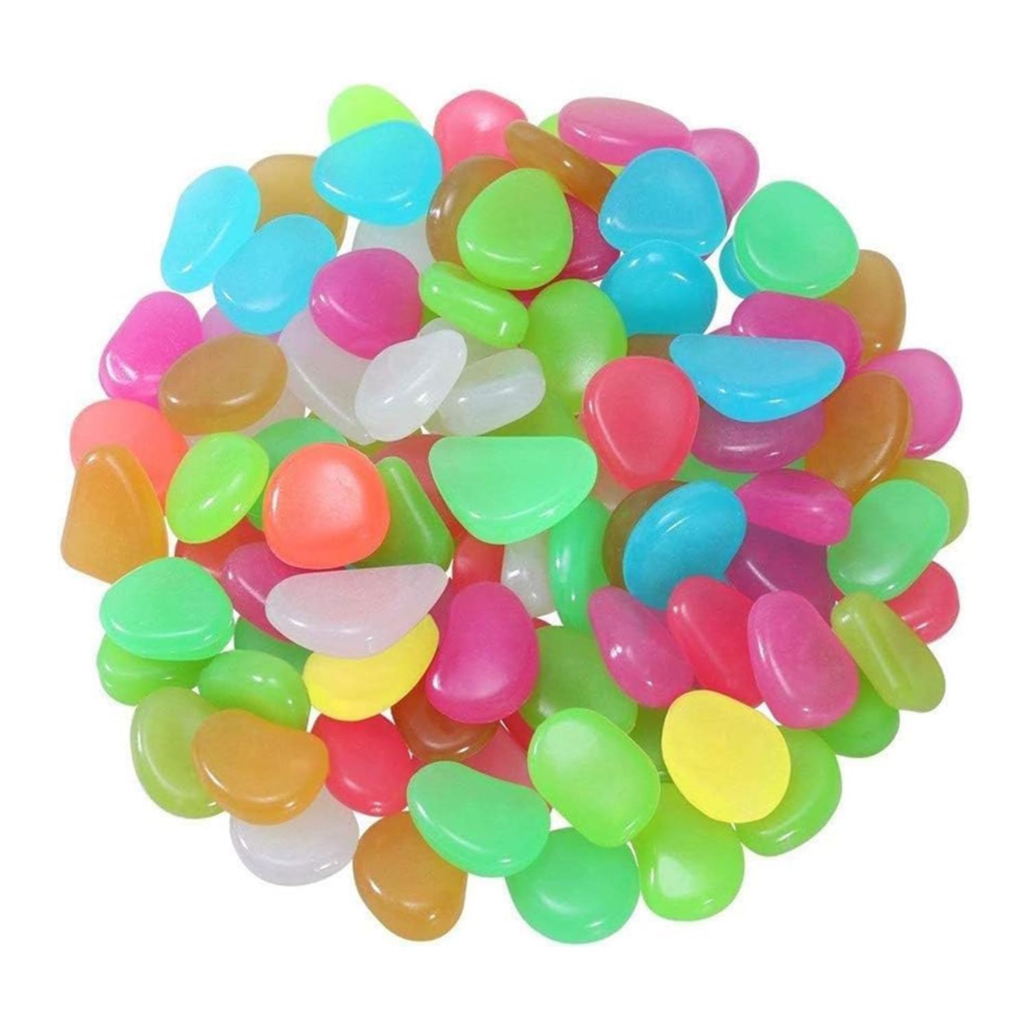 Emily Pets Fish Tank with Aquarium Décor Luminous Stones Decorative Stones with Fluorescent Fish Tank Ornaments Accessory Aquarium Décor (100g) (Multi Color) (B0CZTJL17P) Amazon Price History, Amazon Price Tracker