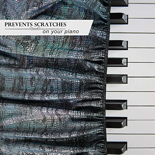 Explore Land Stretchy 61/88 Keys Piano Keyboard Dust Cover With Music Stand Opening For Digital Electronic Piano(88, Iridescence) #TOP5